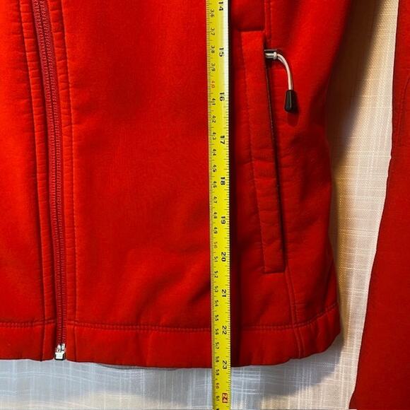 The North Face Full Zip Apex Bionic Coral Soft Shell Jacket Womens Small - Picture 8 of 11